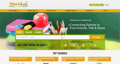 Desktop Screenshot of nexschools.com